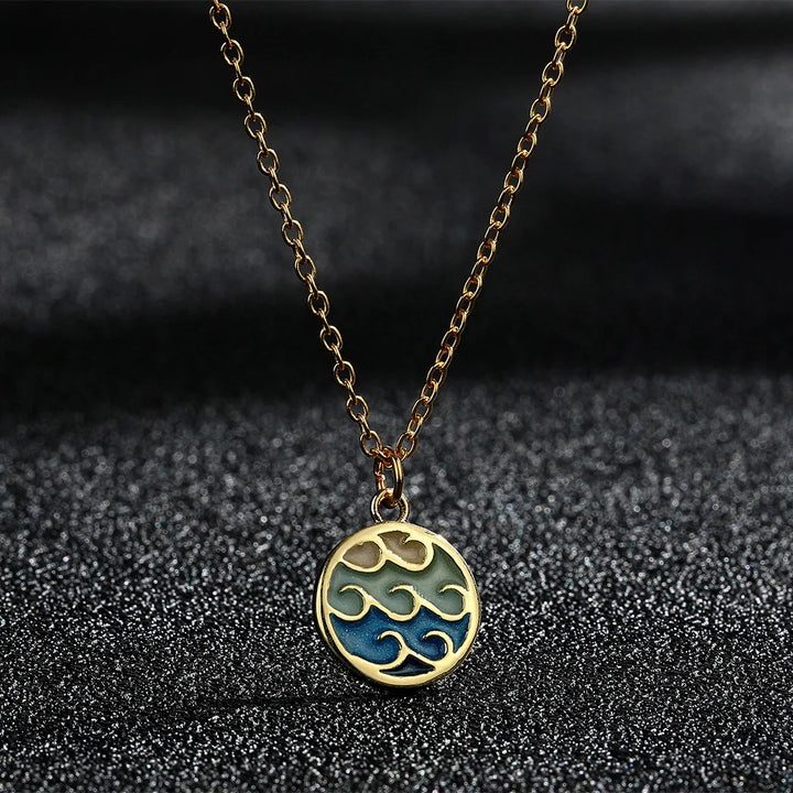 Aurélia | Golden Wave Necklace