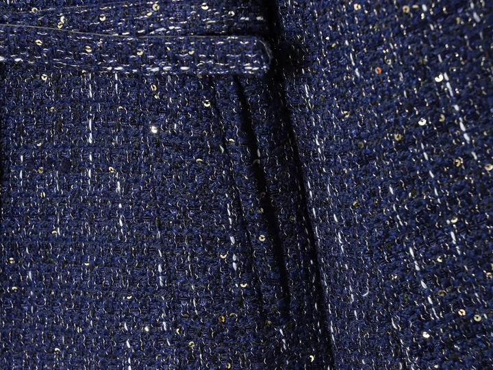 NORTHLINE STUDIO | Gold Button Round Neck Jacket