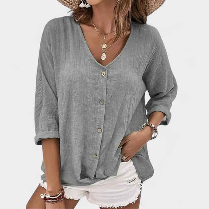 NORTHLINE STUDIO | EASYWEAR BUTTON BLOUSE