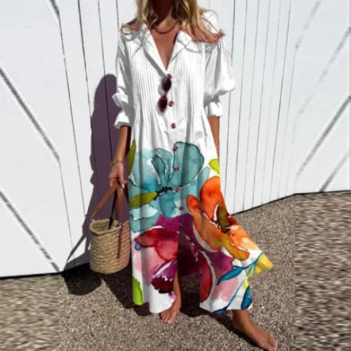 LUCIA | VIBRANT ARTISTE MAXI DRESS