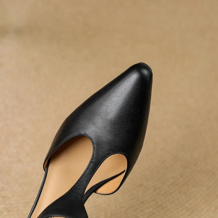 NORTHLINE STUDIO | T-STRAP POINTED HEELS