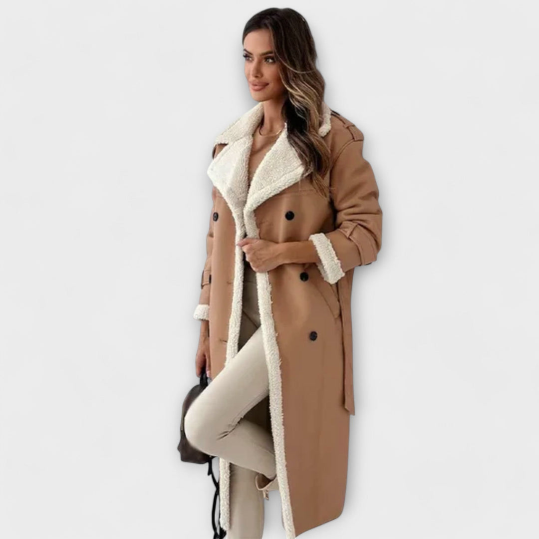NORTHLINE STUDIO | Classic Long Jacket with Fleece Lining