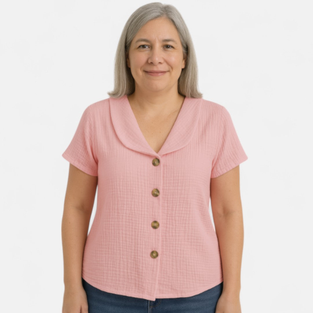 NORTHLINE STUDIO™ | Stylish Buttoned Blouse