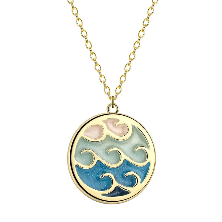 Aurélia | Golden Wave Necklace