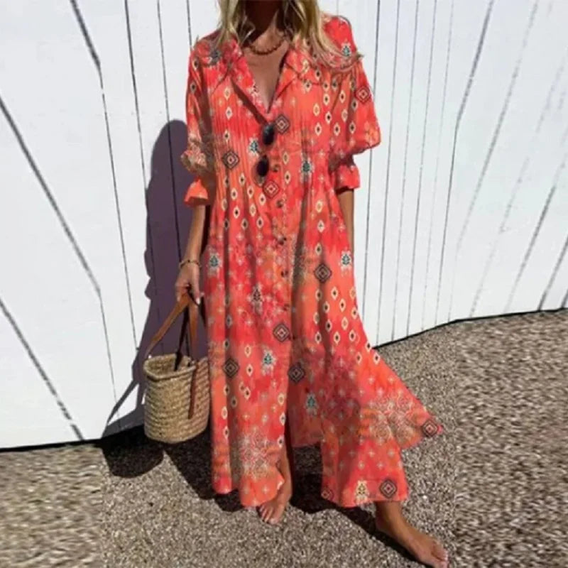 LUCIA | VIBRANT ARTISTE MAXI DRESS