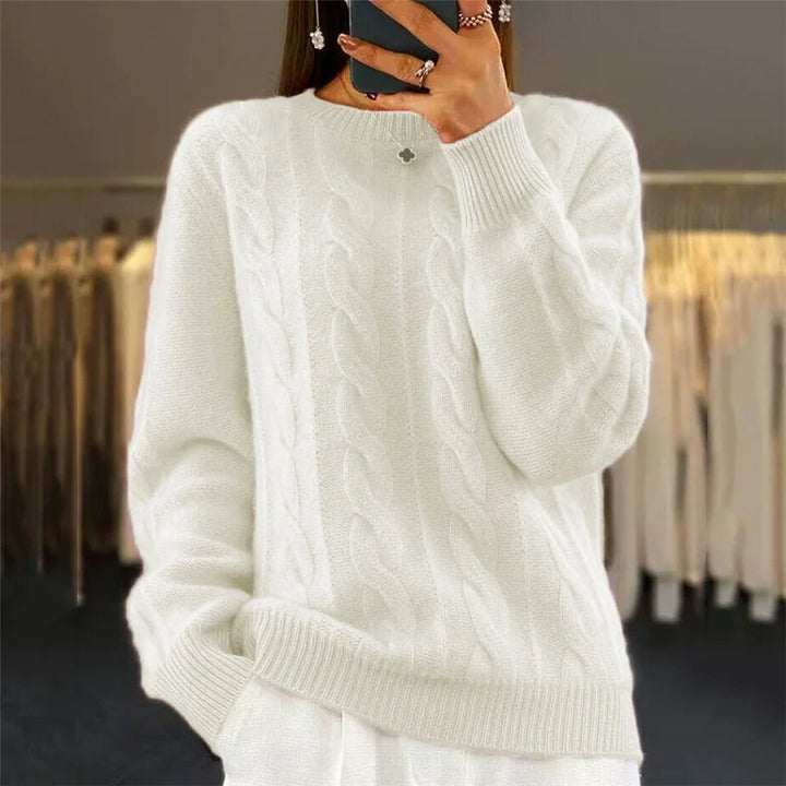 NORTHLINE STUDIO | SOFT CABLE-KNIT SWEATER