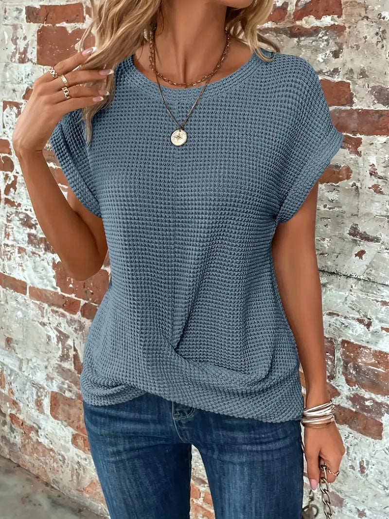 NORTHLINE STUDIO | WAFFLE KNIT TOP