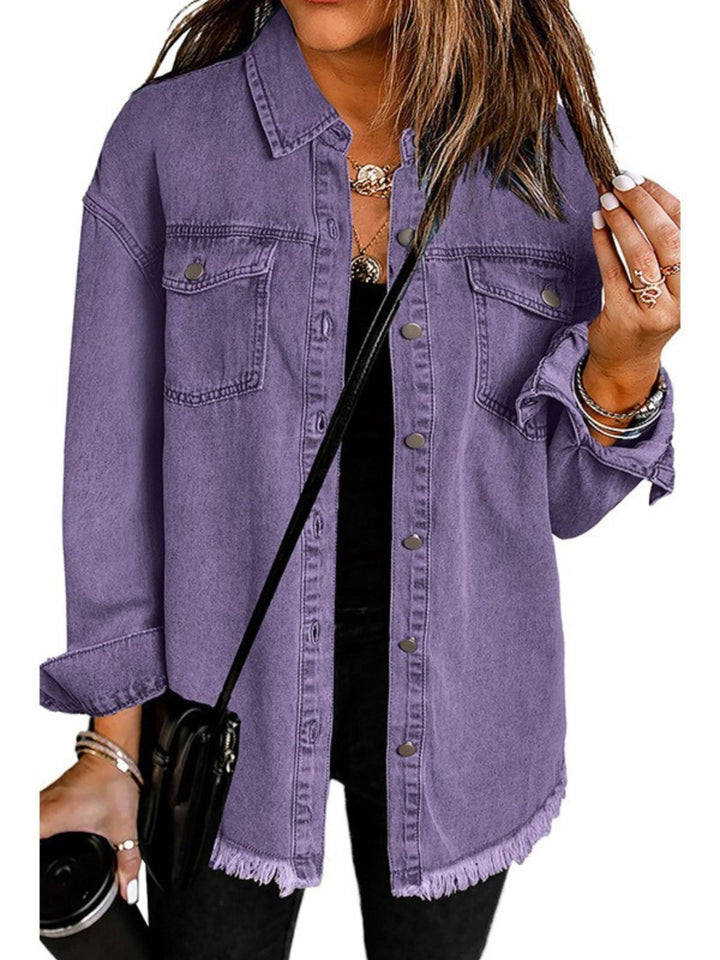 NORTHLINE STUDIO | DISTRESSED DENIM SHIRT