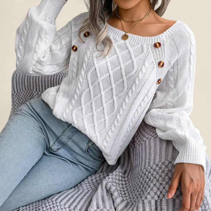 Calla | Cozy Cable Knit Sweater