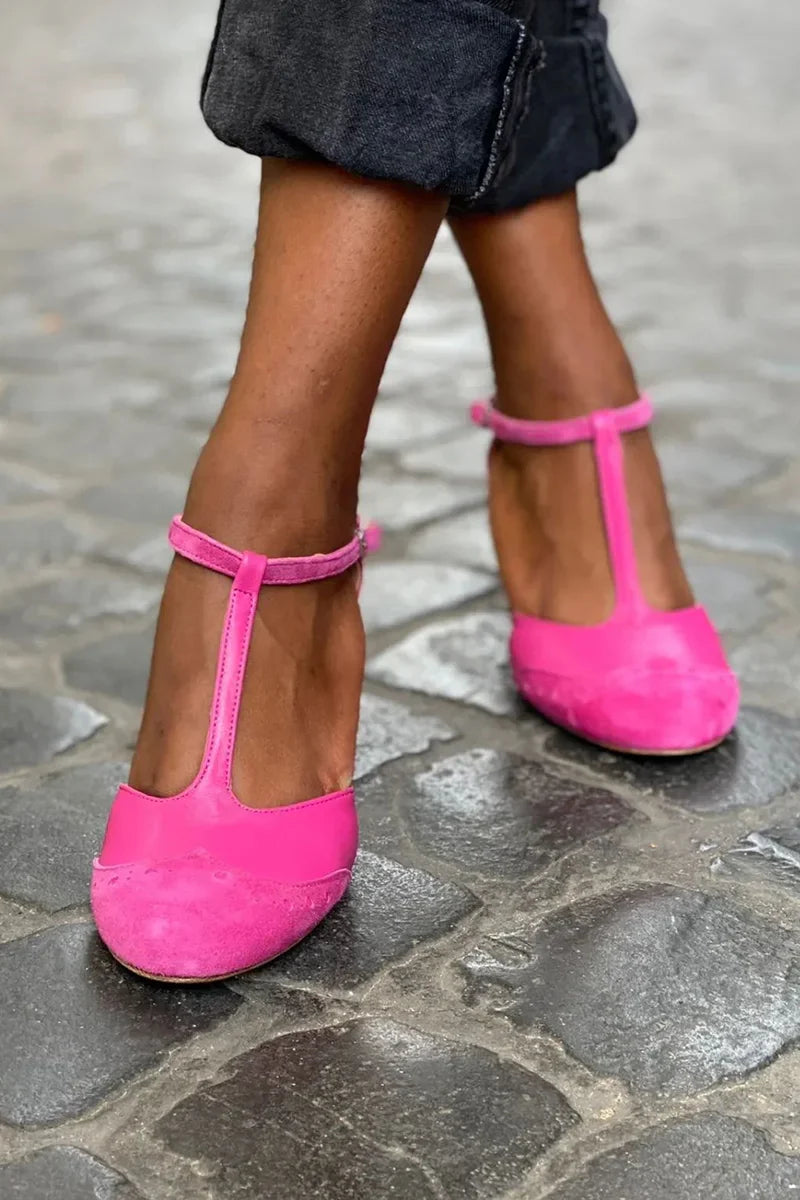NORTHLINE STUDIO | CLOSED SANDAL WITH T-BAR STRAP