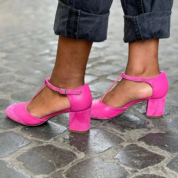 NORTHLINE STUDIO | CLOSED SANDAL WITH T-BAR STRAP