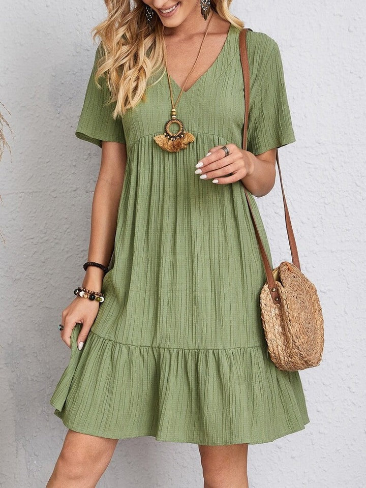 EMMA | RELAXED V-NECK DRESS
