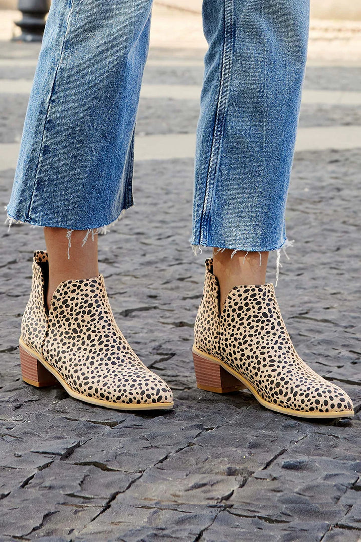 NORTHLINE STUDIO | PRINTED ANKLE BOOTS