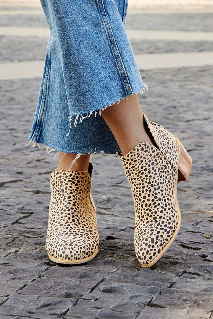 NORTHLINE STUDIO | PRINTED ANKLE BOOTS