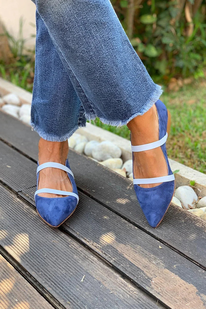 NORTHLINE STUDIO | PURPLE STRAP FLATS