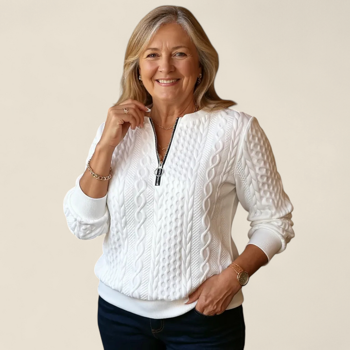 Esme | Zip Up Sweater