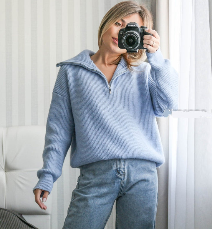 NORTHLINE STUDIO | Zipper Sweater