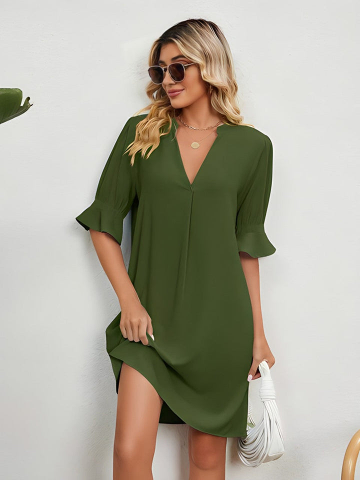 DEBRA | ELEGANT RELAXED SHIFT DRESS