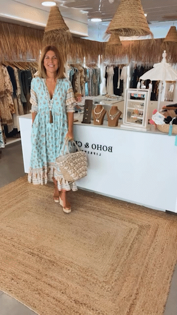 BRIDGET | BOHO PRINT MAXI DRESS