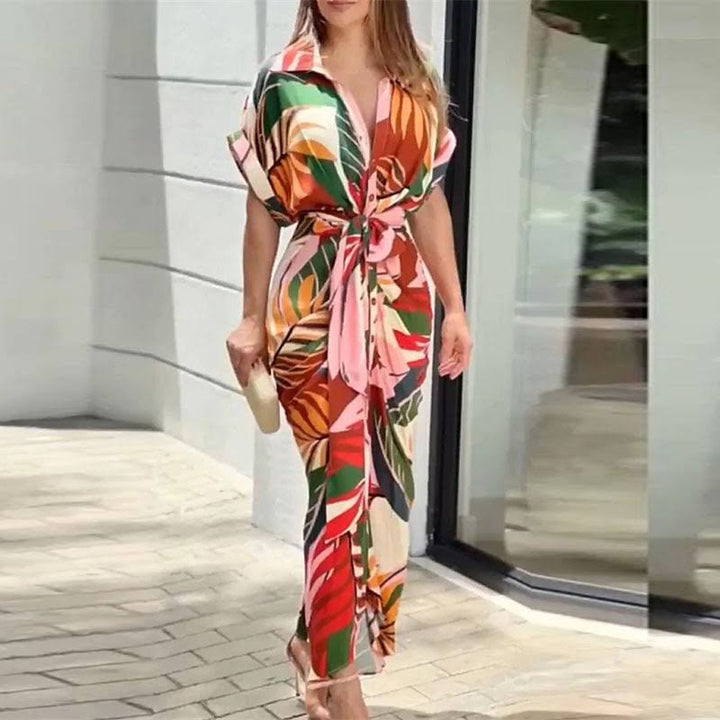 AMELIA | MODERN PRINT SHIRT DRESS