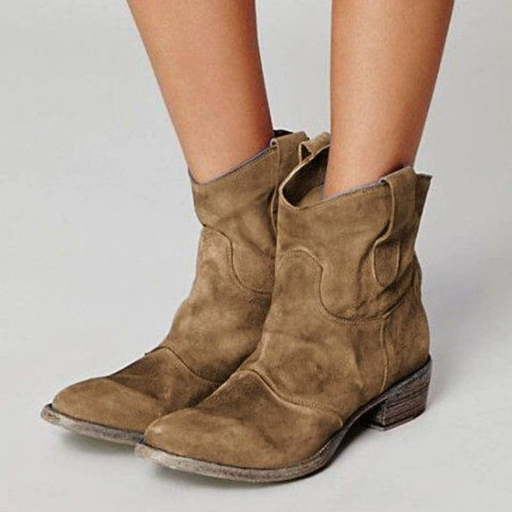 NORTHLINE STUDIO | Ridge Suede Western Boots