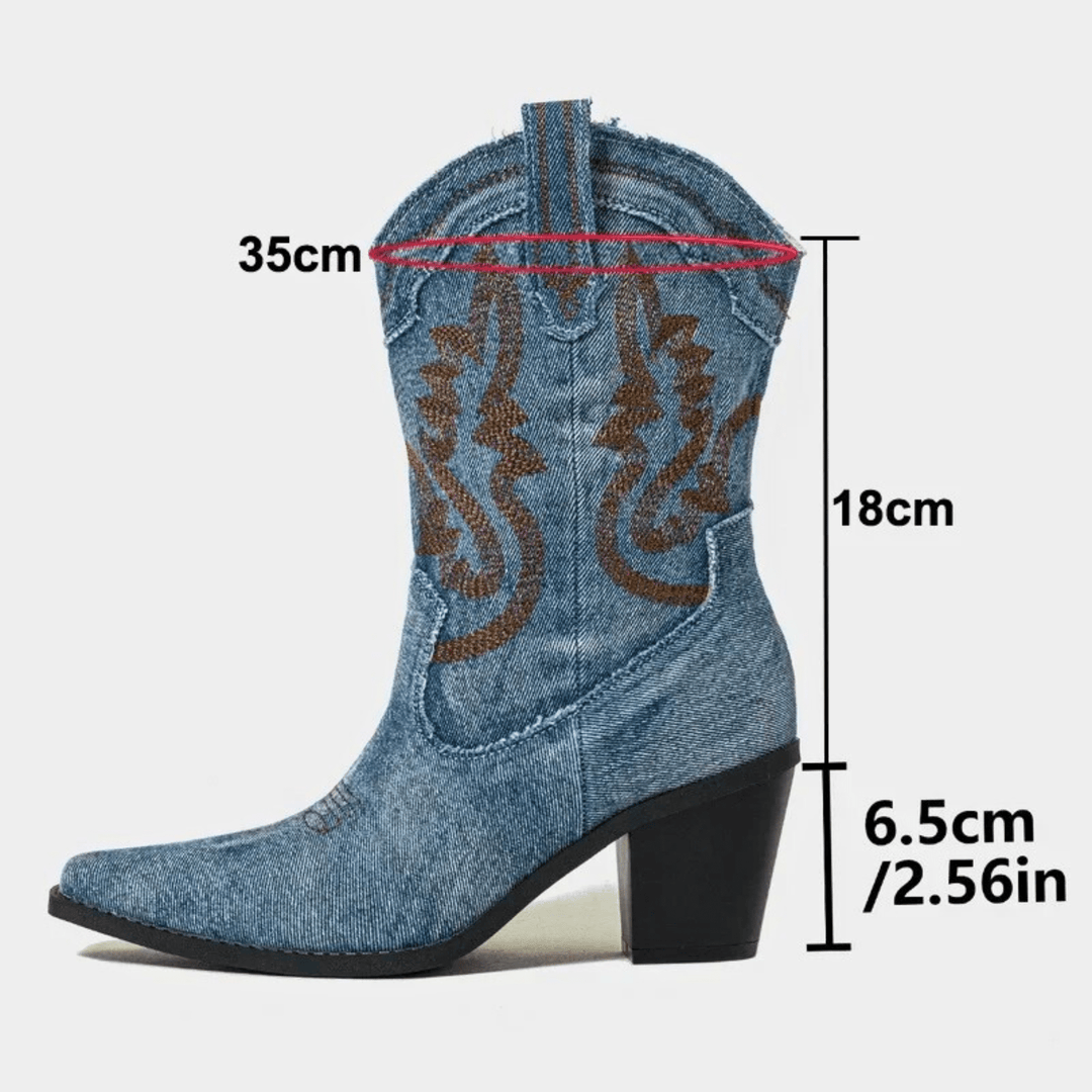 NORTHLINE STUDIO | Denim Ankle Boots
