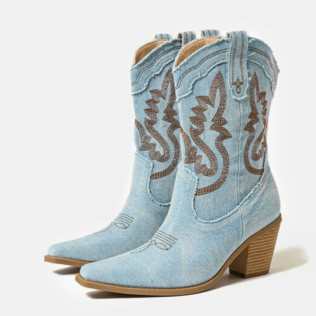 NORTHLINE STUDIO | Denim Ankle Boots