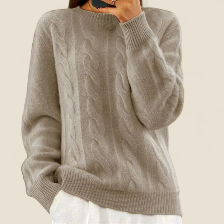 Evie | Soft Cable Sweater