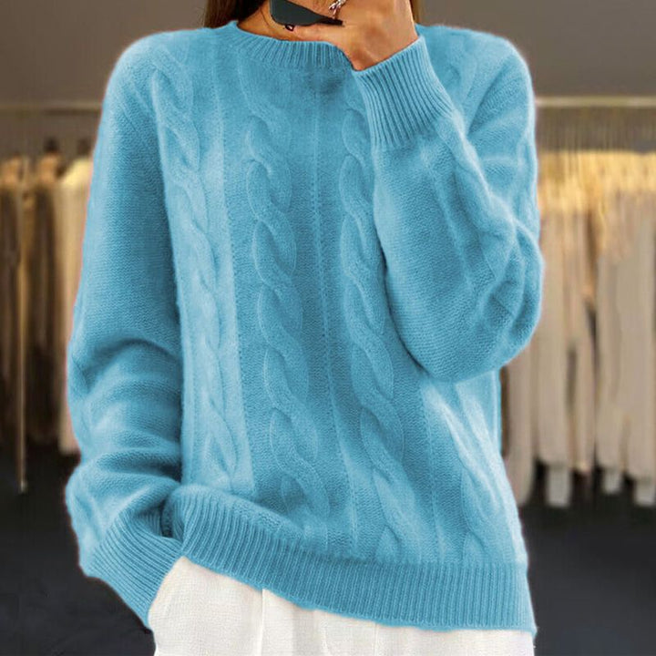 NORTHLINE STUDIO | SOFT CABLE-KNIT SWEATER