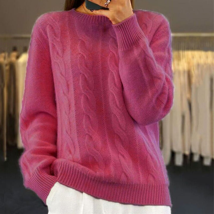 NORTHLINE STUDIO | SOFT CABLE-KNIT SWEATER