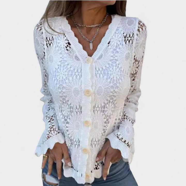 NORTHLINE STUDIO | CROCHET LACE CARDIGAN