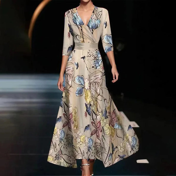 Lara | Vibrant Print Maxi Dress