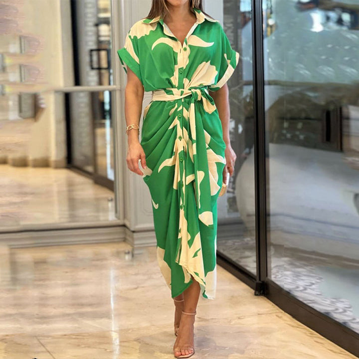 AMELIA | MODERN PRINT SHIRT DRESS